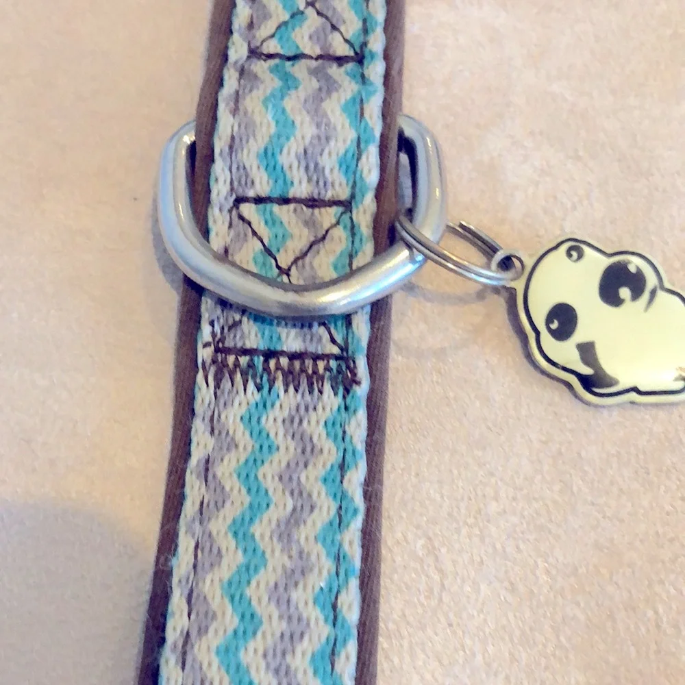 DOOG Benji Dog Collar Chevron, up to 17’’, NWOT